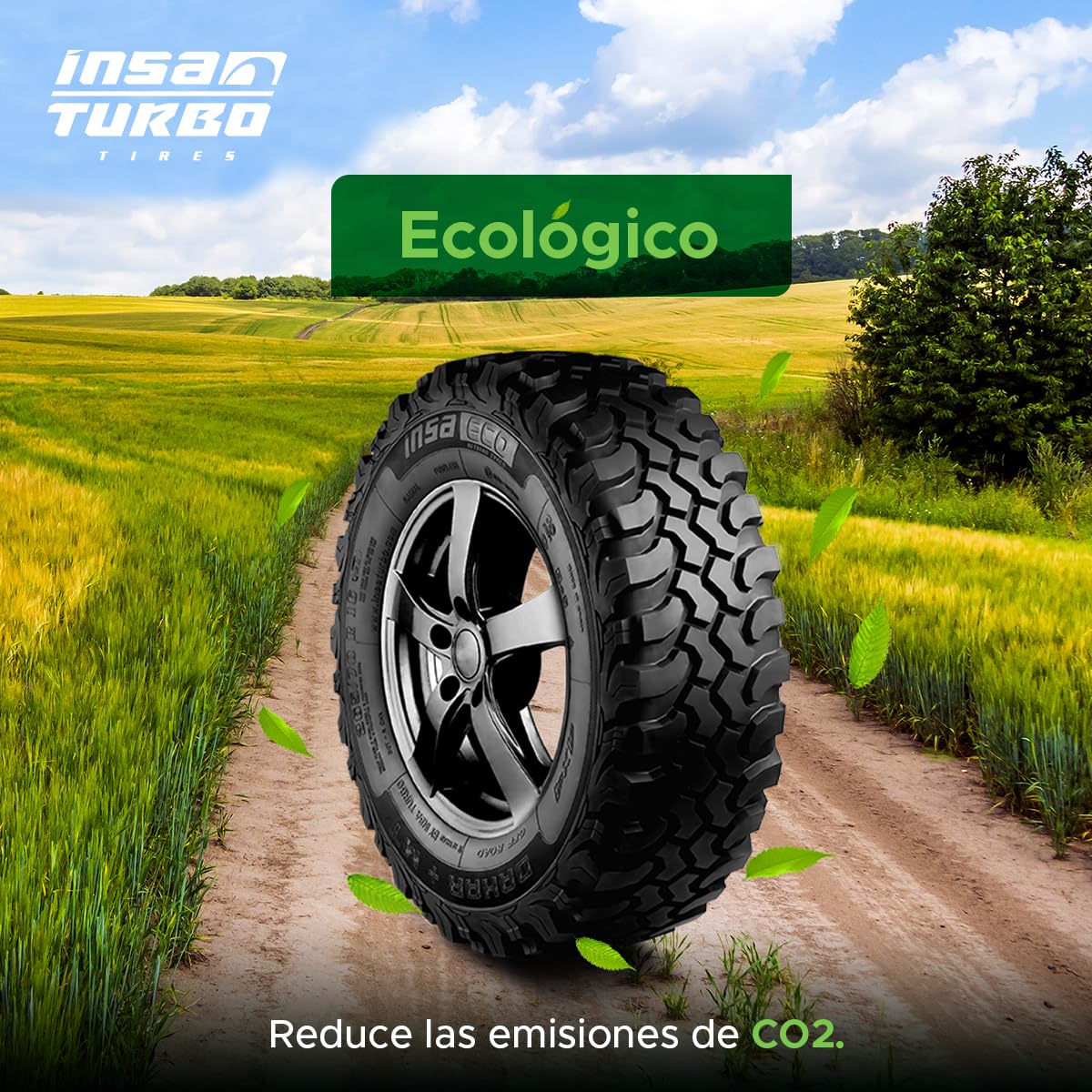 Neumático Dakar MT 4x4 - Todoterreno - Neumático de Verano - Excelente Tracción Off Road - Insa Turbo