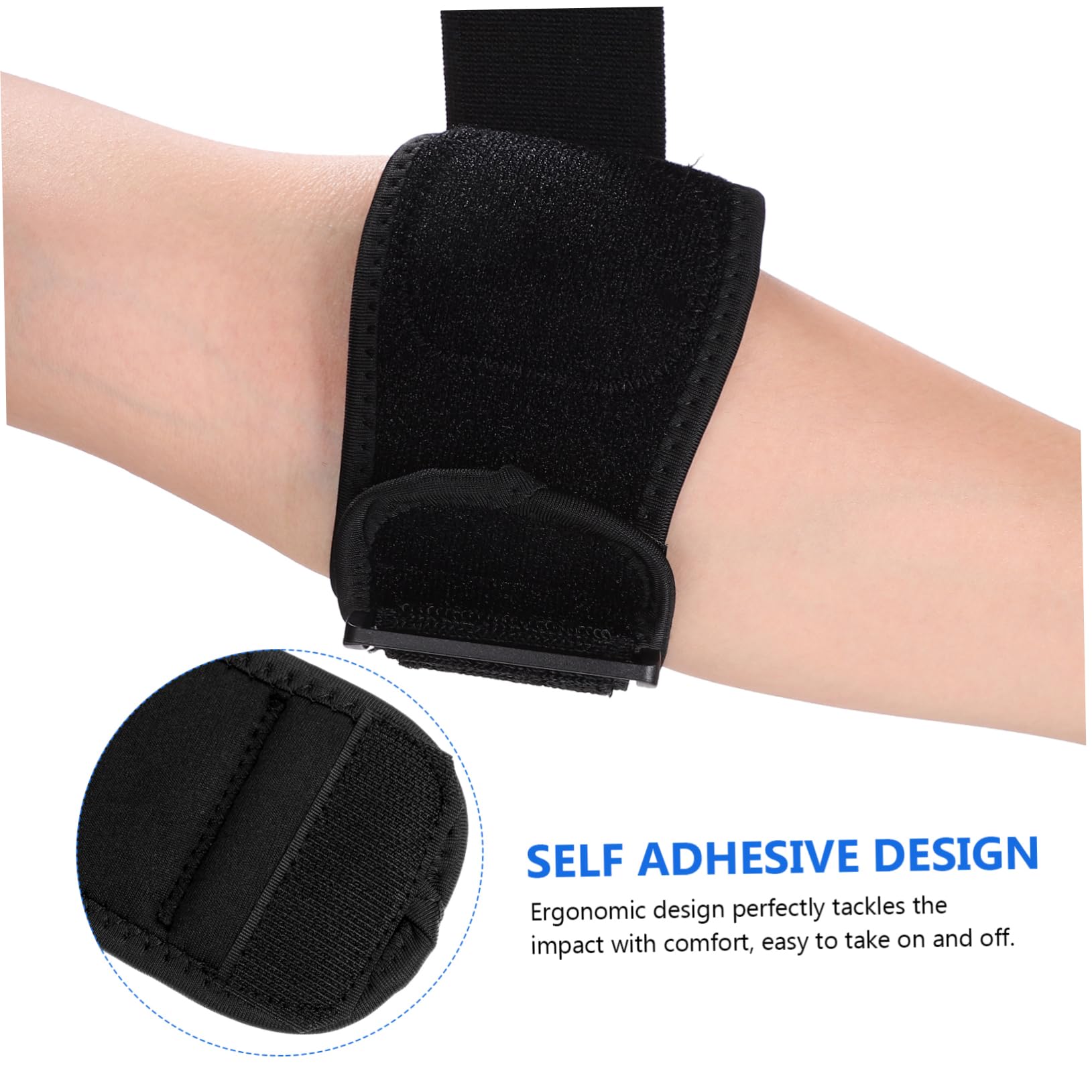 OUNONA 4Pcs Adjustable Elbow Guard Breathable Elbow Pads for Daily Use Comfortable Support for Sports Activities Premium Ok Cloth Material Left Right Included