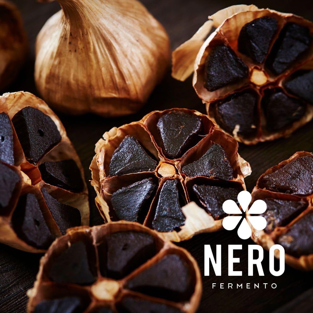 NERO FERMENTO Italian Black Garlic Cream (Voghiera, Italy), DOP, 60-Day Aged, 10.58 oz (300 g), Ready-to-Use Fermented Black Garlic Spread, Deep Umami with Subtle Balsamic Sweetness.
