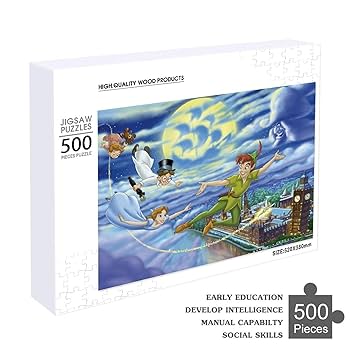 Disney Peter Pan ピーターパン ジグソーパズル カラフル・ゴールド／ピーター・パン / ジグソーパズルやのまん