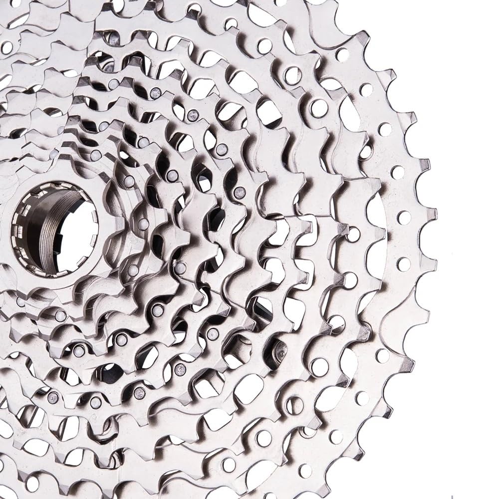 Cassettes Y PiñOnes Piñón de Casete 11 velocidades for Bicicleta montaña, 9-42T, Ligero, Plateado, 9-42, Acero, s, 42 T, V