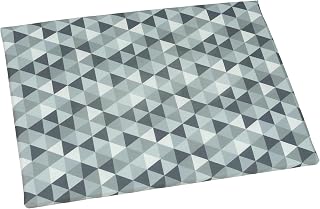 SEMPLIX Bügelunterlage mit rutschhemmender Rückseite, für kleine Bügelarbeiten beim Nähen, Patchworken, Basteln, Plotten und Sticken Zuhause & Unterwegs, 30 x 40 cm (Stein/Grau)