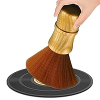 Vista 1 de Cepillo de limpieza de discos de vinilo, cerdas antiestáticas, mango de madera suave, para eliminación de polvo de tocadiscos LP, aguja
