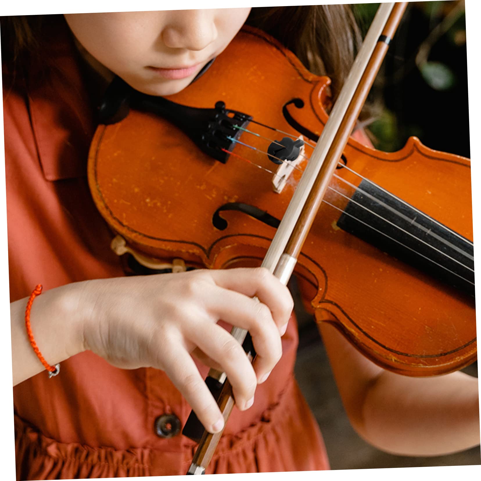 SECFOU Sordina Accessorio in Gomma per Silenziatore Pezzi 8 Violino senza Pratica Attenuazione Volume Alterare Tono per Principianti