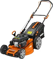 Cortador de Grama a Gasolina Tramontina CC53M com Diâmetro de Corte de 530 mm Motor 159 cc Chassi Metálico e Recolhedor Rígido