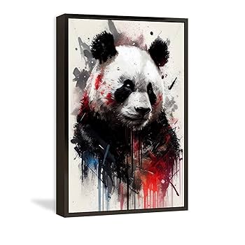 「予感」｜絵画 原画 抽象画 動物画 パンダの絵 イラスト アート ドローイング 予感」｜絵画 原画 抽象画 動物画 パンダの絵 イラスト アート