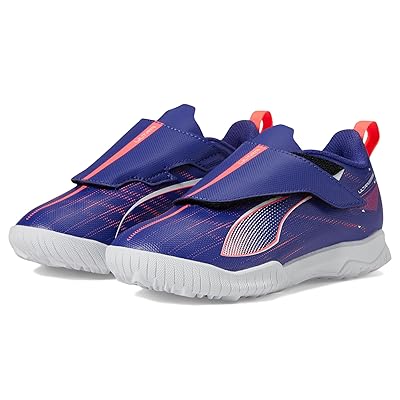 PUMA Kids Ultra Play Hook and Loop Turf Training (Toddler/Little Kid/Big Kid) Kids Shoes Lapis Lazuli/PUMA White/Sunset Glow