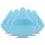 Powder Puff Daubigny 6 PCS Makeup Puff Face Soft Triangle Powder Puffs for Loose Powder Mineral Powder Body Powder Velour Cosmetic Foundation Sponges Blender Beauty Makeup Tools(Blue)