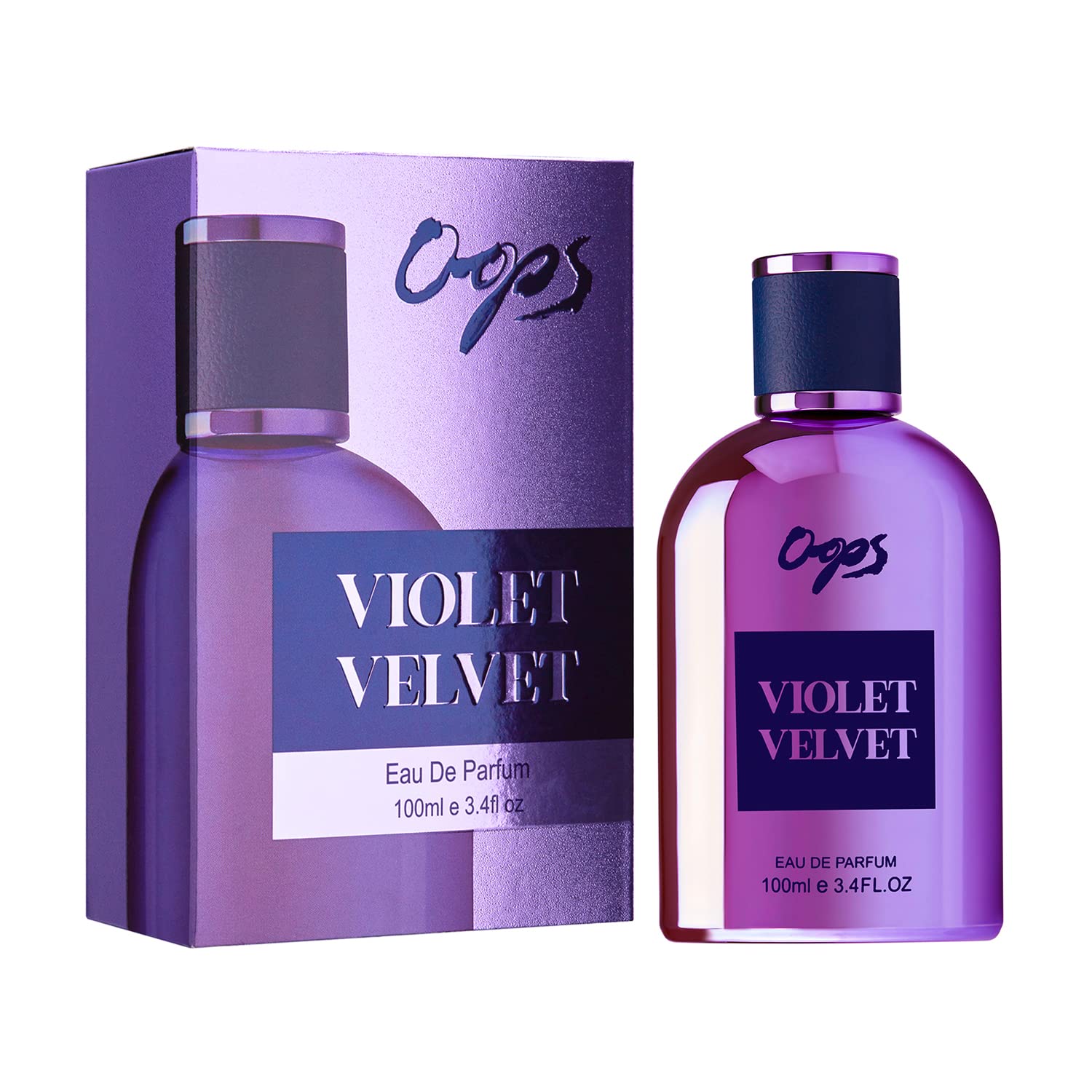 Oops Eau De Parfum - Violet Velvet 100ml | Floral Fruity Scent | Fragrances From France | Luxury Scent With Long Lasting Fragrance | Daily Use Perfume For Women | Ideal Gift For Women | Made in U.A.E