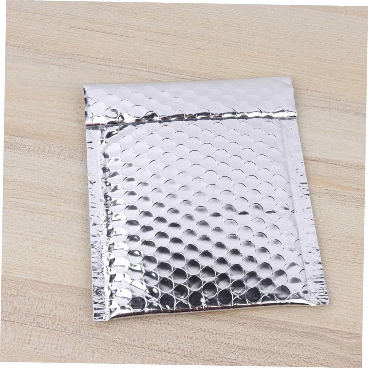 28pcs Pet Material Aluminum Film Bubble Bag Logistics Packaging Bubble Pouch Silver for Moving Shipping