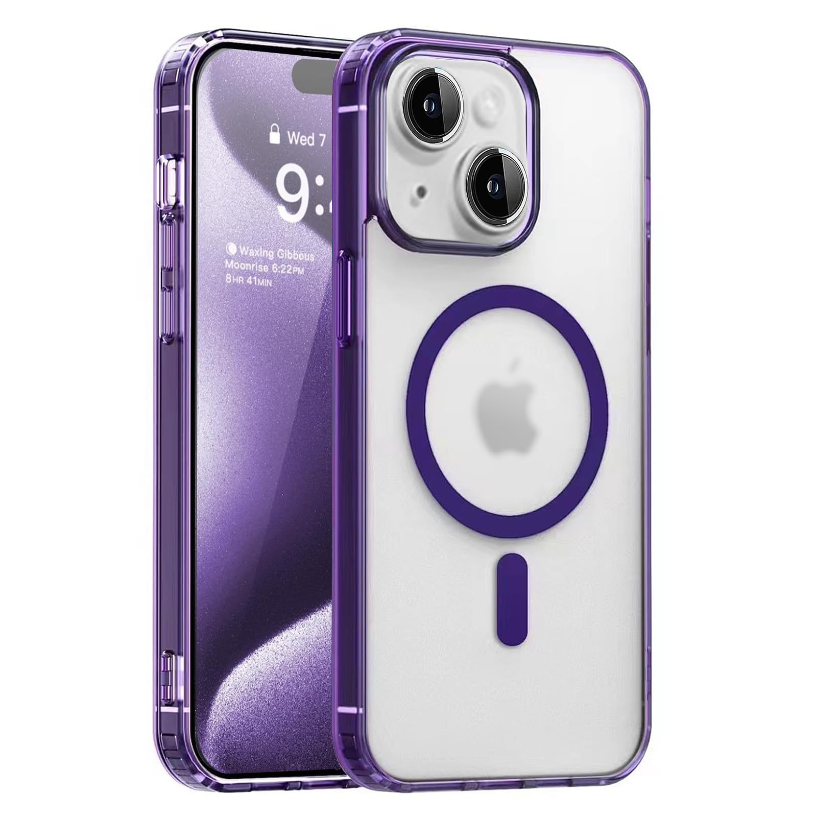 S. Tedazo Magnetic Case for iPhone 14 Plus?Compatible with MagSafe & MIL-Grade Protection?Not Yellowing Scratch-Resistant?Translucent Matte Back