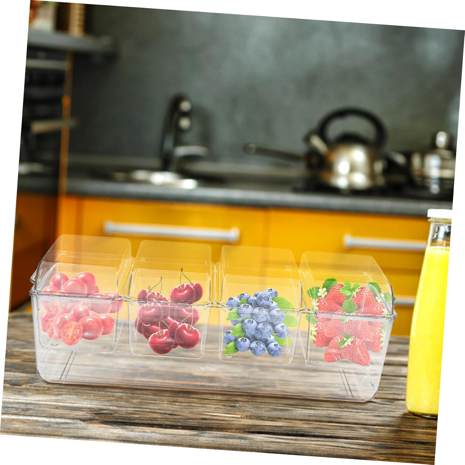 Plastic Condiment Server Lid Airtight Seal for Chilled Condiment Server