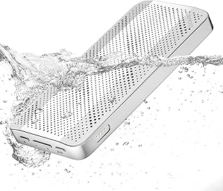 DUVOSS Bluetooth Speakers, 0.65 inch Ultra-Thin Small Portable Wireless Speaker, Stereo Sound, IP67 Waterproof Durable, Bluetooth 5.1 TWS Pairing Magnetic Speaker with EQ Mode for Home, Outdoors