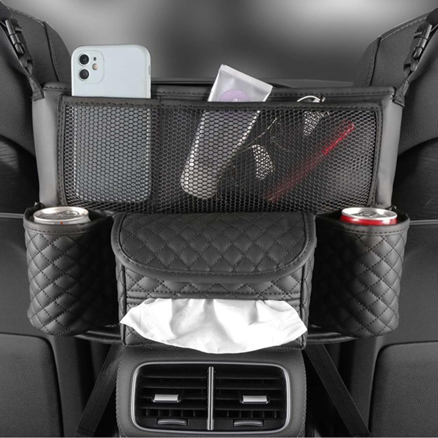 YAGISS Car Purse Holder Between Seats, Large Capacity