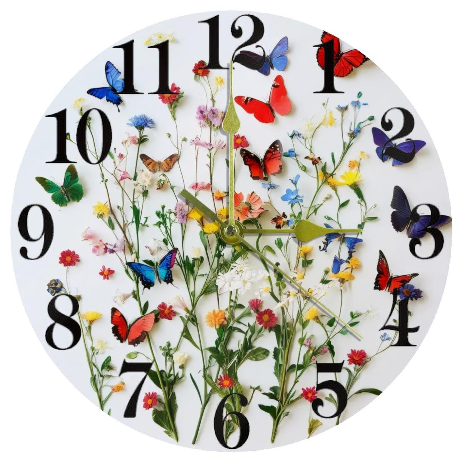 Horloge murale à quartz résolvant le problème du bruit pour un bureau calme