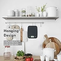 Vista 7 de NUTRI FIT Báscula digital de alimentos, báscula de cocina de 11 libras de peso digital, báscula de cocina para alimentos y gramos, 4