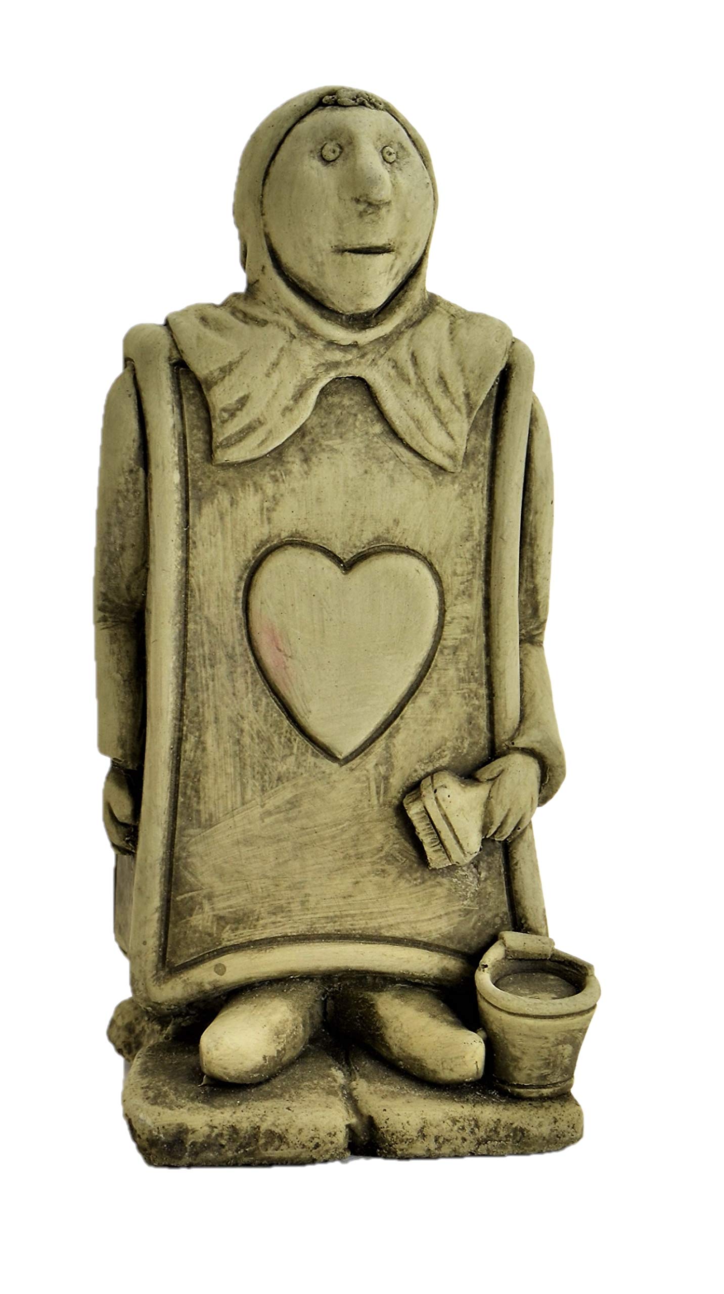 Heart Trump Card Alice in Wonderland/Garden Ornament/Sculpture/Stone/Home