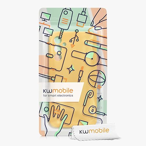 Miniatura 7 de kwmobile Funda compatible con Samsung Galaxy A34 5G - Funda delgada de silicona TPU - Acabado suave al tacto - Amarillo radiante