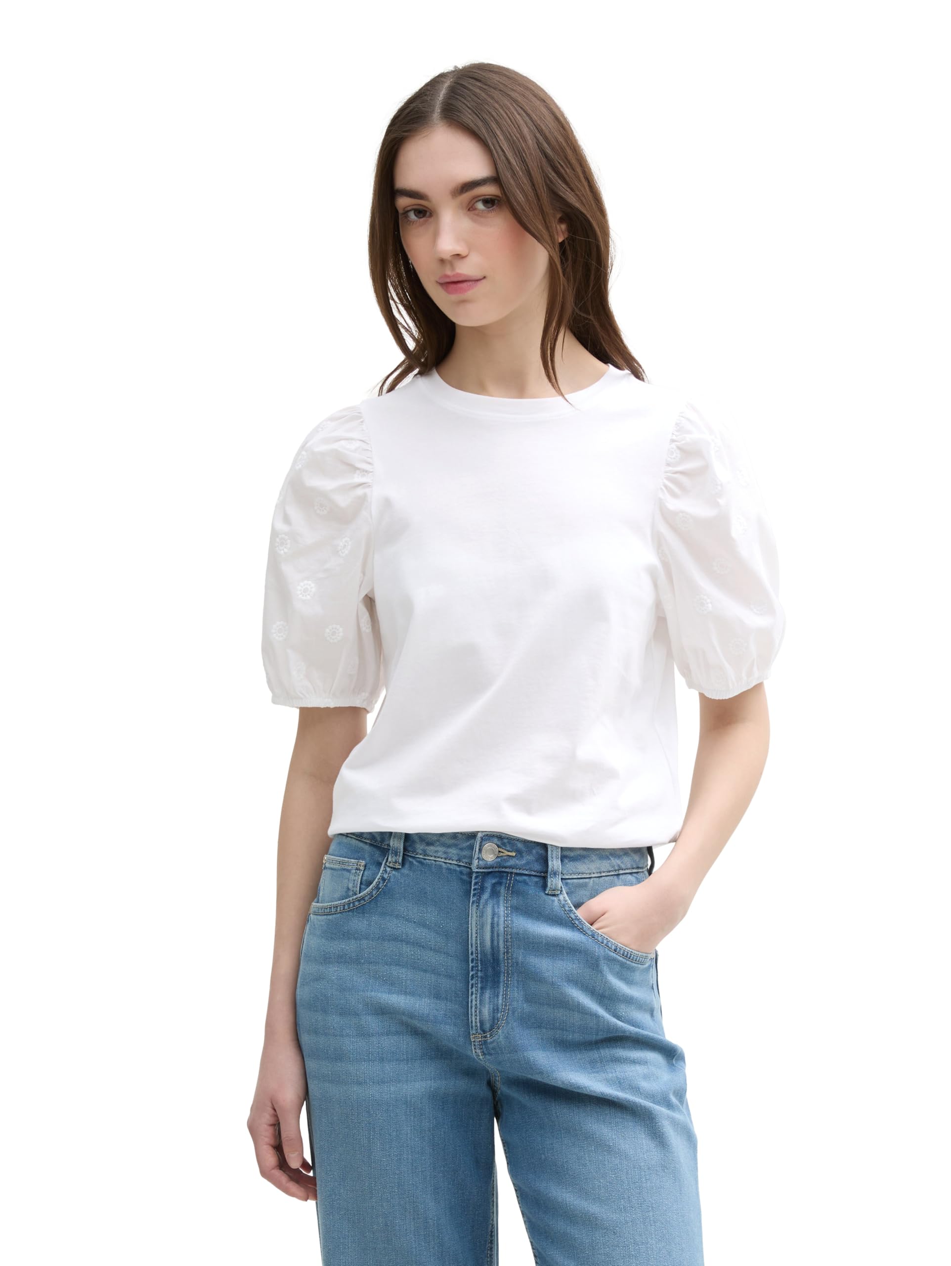 TOM TAILOR Denim Women's T-Shirt, 20000 - White, S