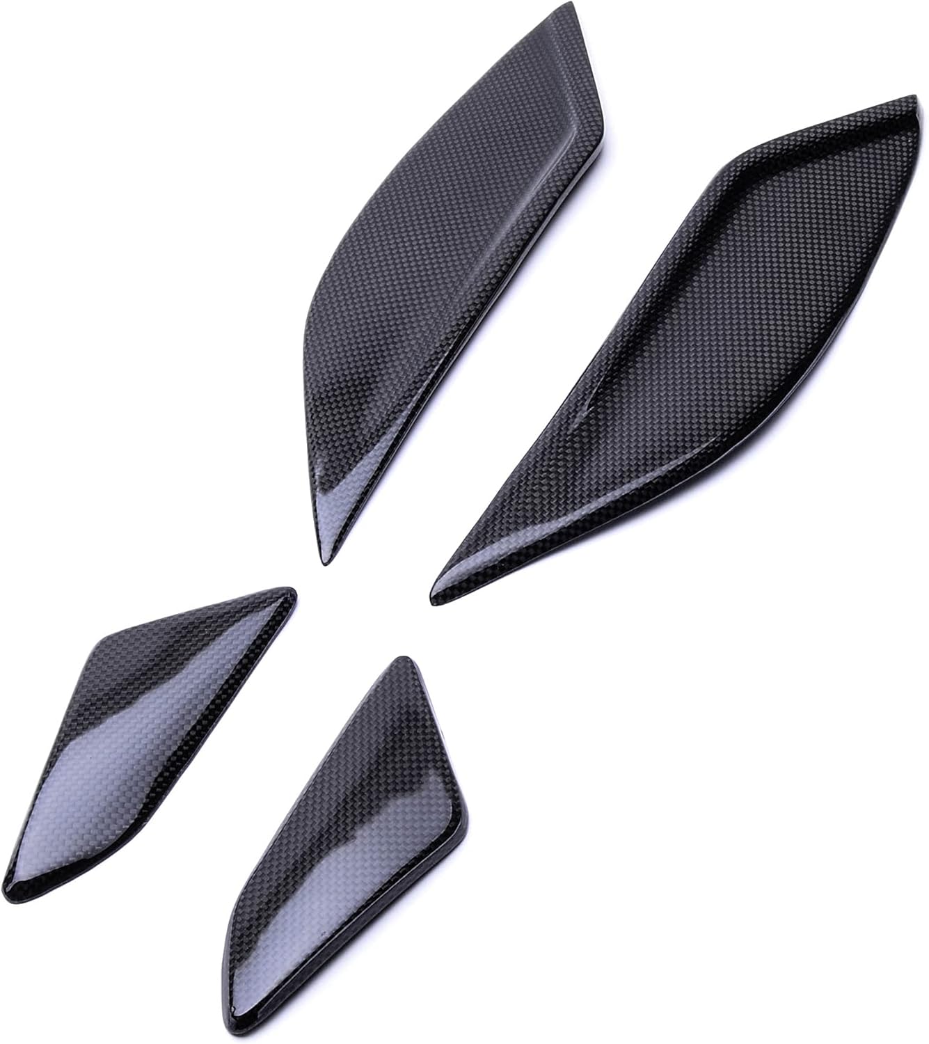 Bestem Carbon Fiber Tank Side Panels Trim Cover Fairing for 2006-2015 FZ1 FZ-1 Fazer
