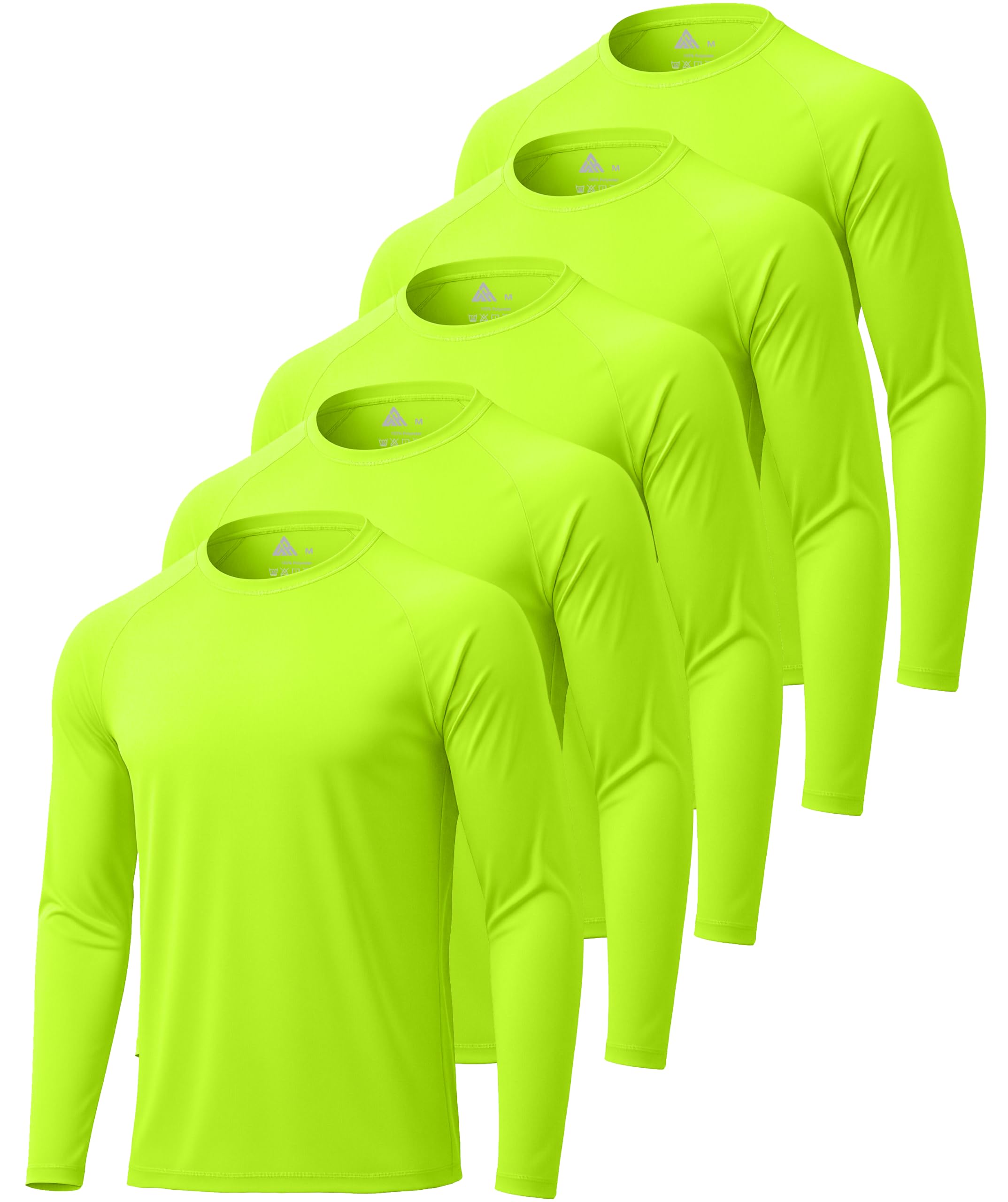 ZITY Long Sleeve Shirts for Men UPF 50+ Moisture Wicking Workout