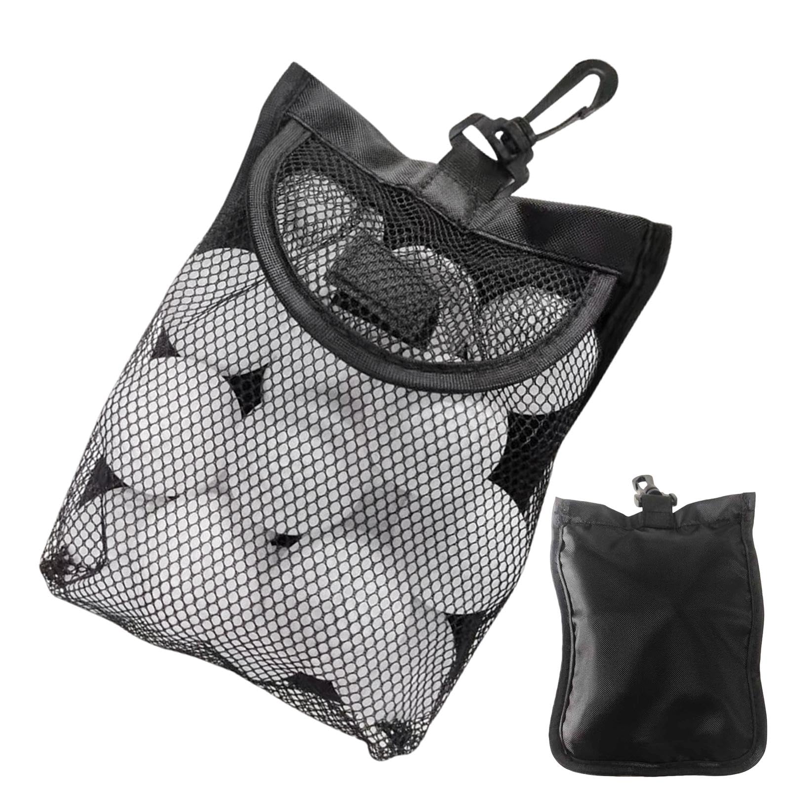 Sacs en maille de nylon pour balles de golf – Sac de rangement filet 18 balles
