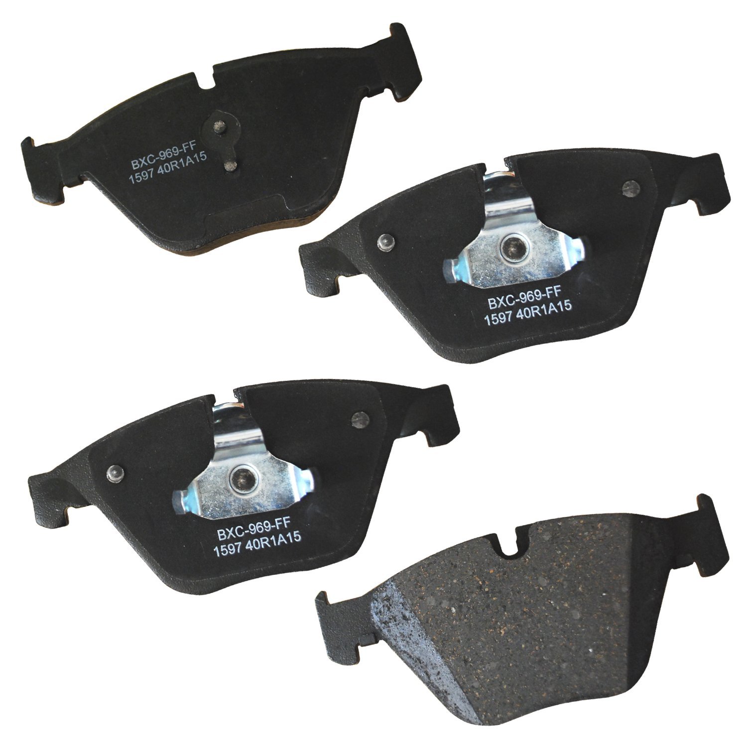 Bendix Premium SBC1597 Ceramic Front Brake Pads for Select Models BMW 528i, 535d, 535d xDrive, 535i, 535i GT, GT 640i, 640i Gran Coupe, xDrive 650i ActiveHybrid 5