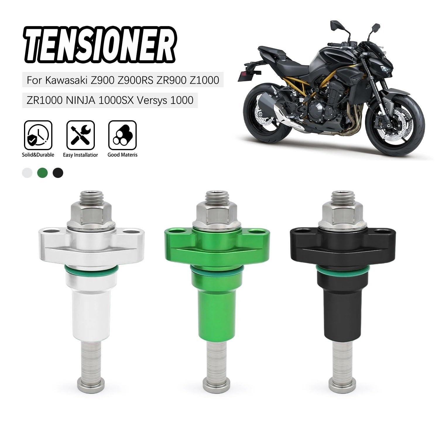 Motocykla napinacz Dla Kawasaki ZR900 Ninja 1000SX Regulator napinacza łańcucha