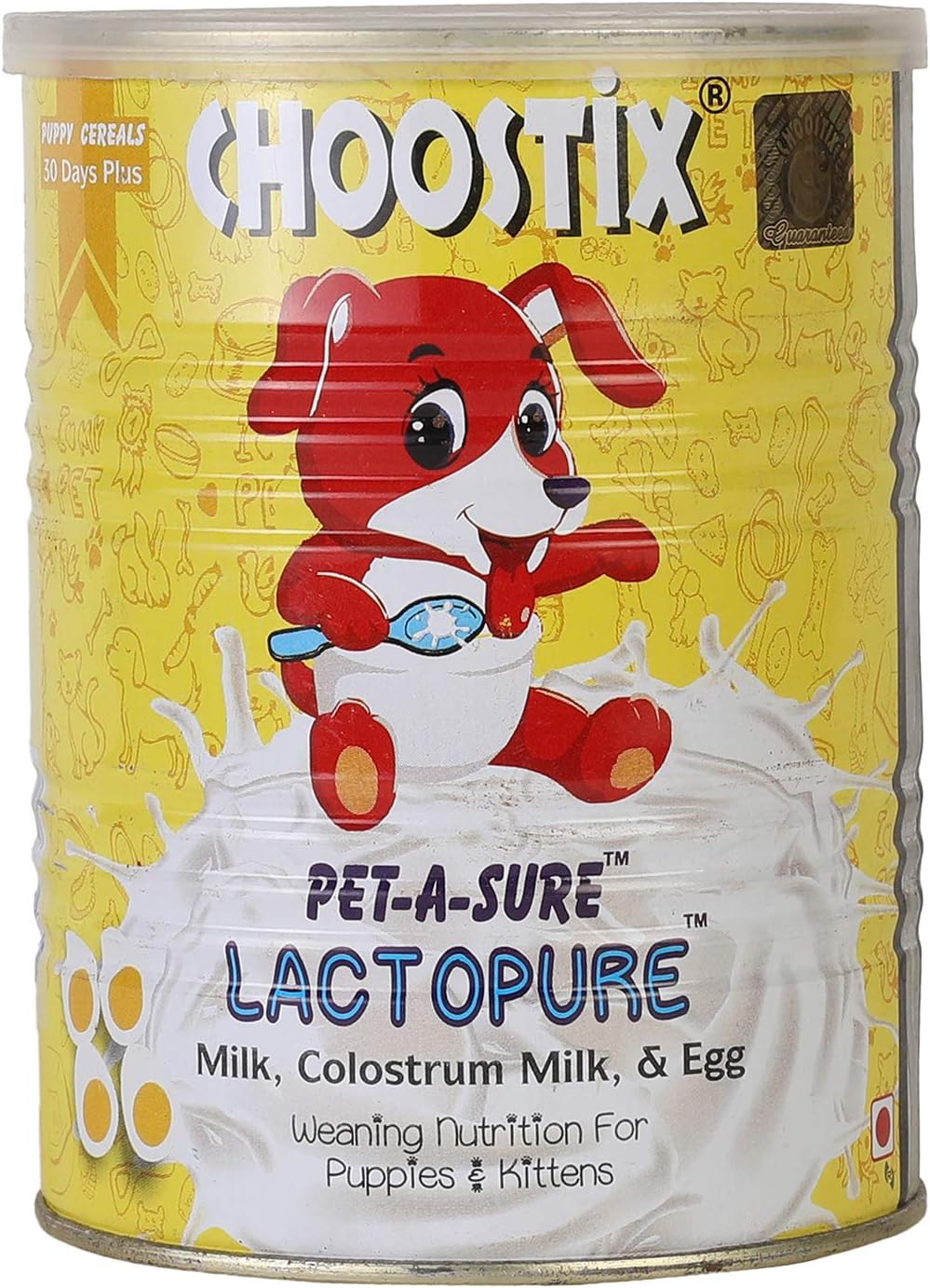 Choostix Petasure Lactopure Puppy and Kitten Milk, Colostrum Milk and Egg, 400 g