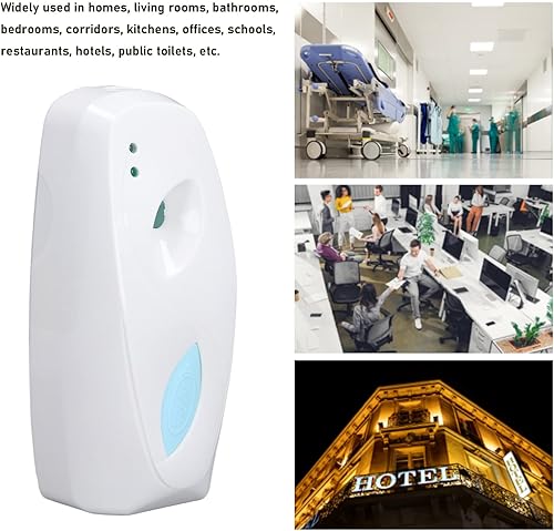 Miniatura 6 de Pulverizador automático de aromas, dispensador de fragancia temporizado, ambientador de aire montado en la pared para el hogar, baño, inodoro y
