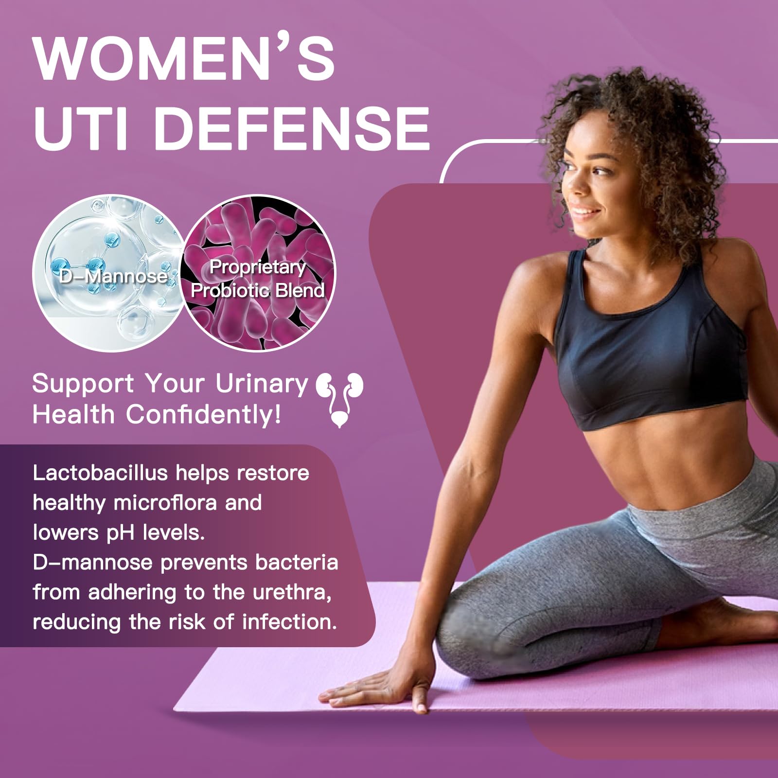 ZEBORA Multi Collagen Peptides Powder for Women – Hydrolyzed Collagen Peptides with D-Mannose & Women's Probiotics – Supports Skin, Hair, Nails, and Urinary Tract Health, Unflavored, 35 Servings