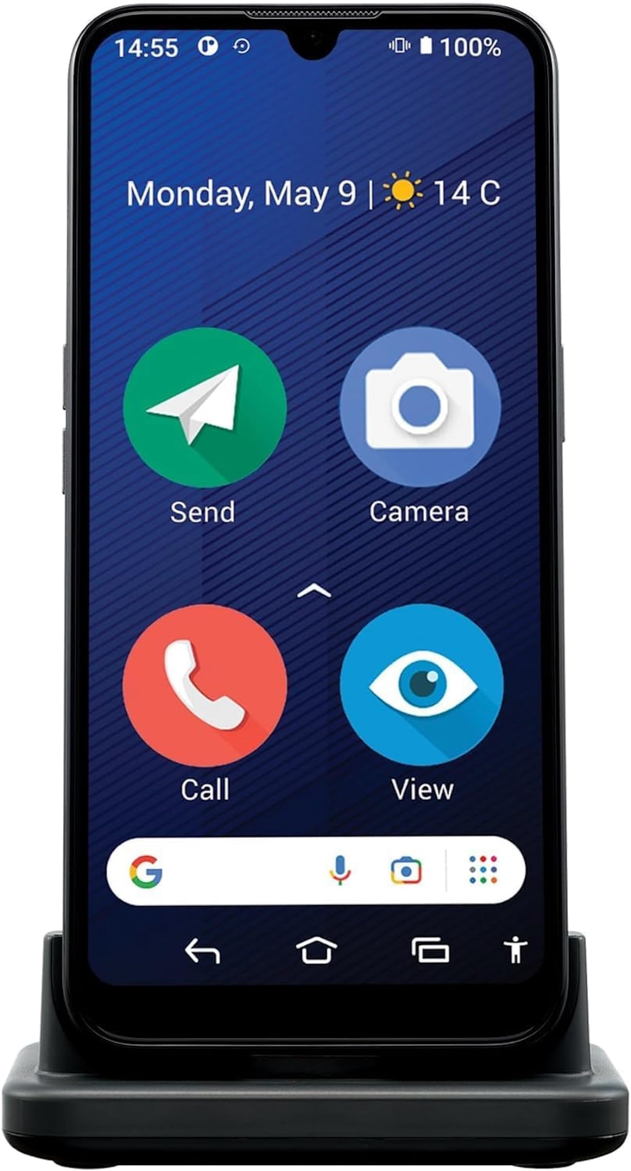 smartphone per anziani resistente all'acqua 16mp 6,1 pollici sos gps