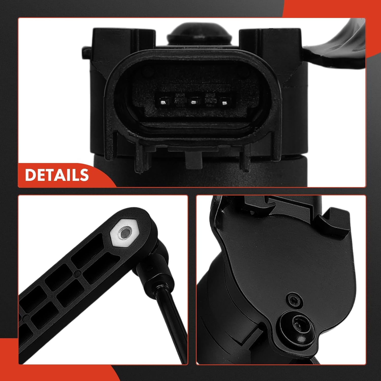 A-Premium Ride Height Level Sensor Compatible with Chevrolet Silverado 1500 LTD 2022, Tahoe, Suburban & GMC Sierra 1500 Limited, Yukon XL & Cadillac Escalade ESV, Front Left Driver Side