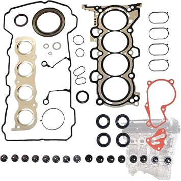 Priprilod Engine Cylinder Head Gasket Set fit for Hyundai Elantra Coupe Tucson GT 2011-2020 1.8L fit for Kia Forte Soul 2012-2018 1.8L 2.0L #1797CC 1999CC 122CID l4 DOHC HGS193 HS26561PT CPW13795