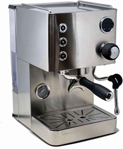 Turin Legato stainless steel espresso machine with 58mm portafilter