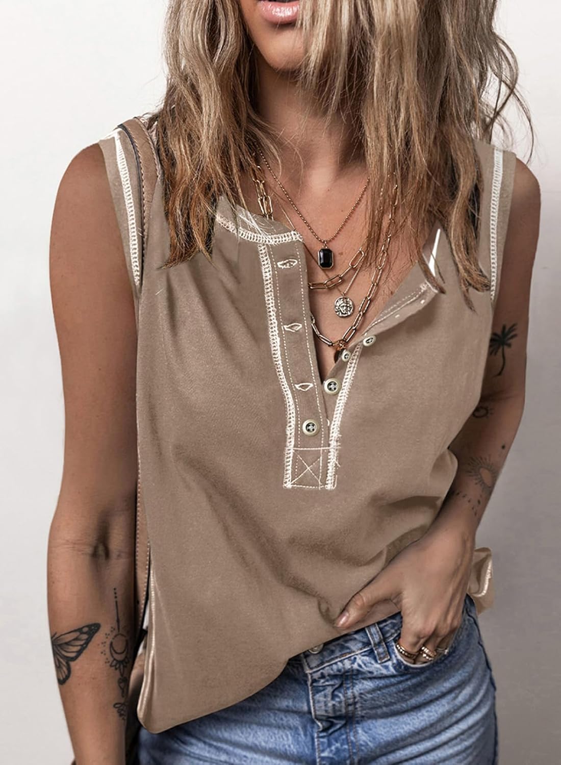 SHEWIN Womens Tank Tops Sleeveless Shirts Pullover Beach Vacation Clothes Business Causal Outfits Summer Tops for Women 2026 - Image 3