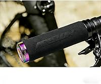Vista 7 de Empuñaduras de bicicleta de espuma con bloqueo único en la barra de mango de bicicleta, suave y cómodo, antideslizante, mango de bicicleta para BMX