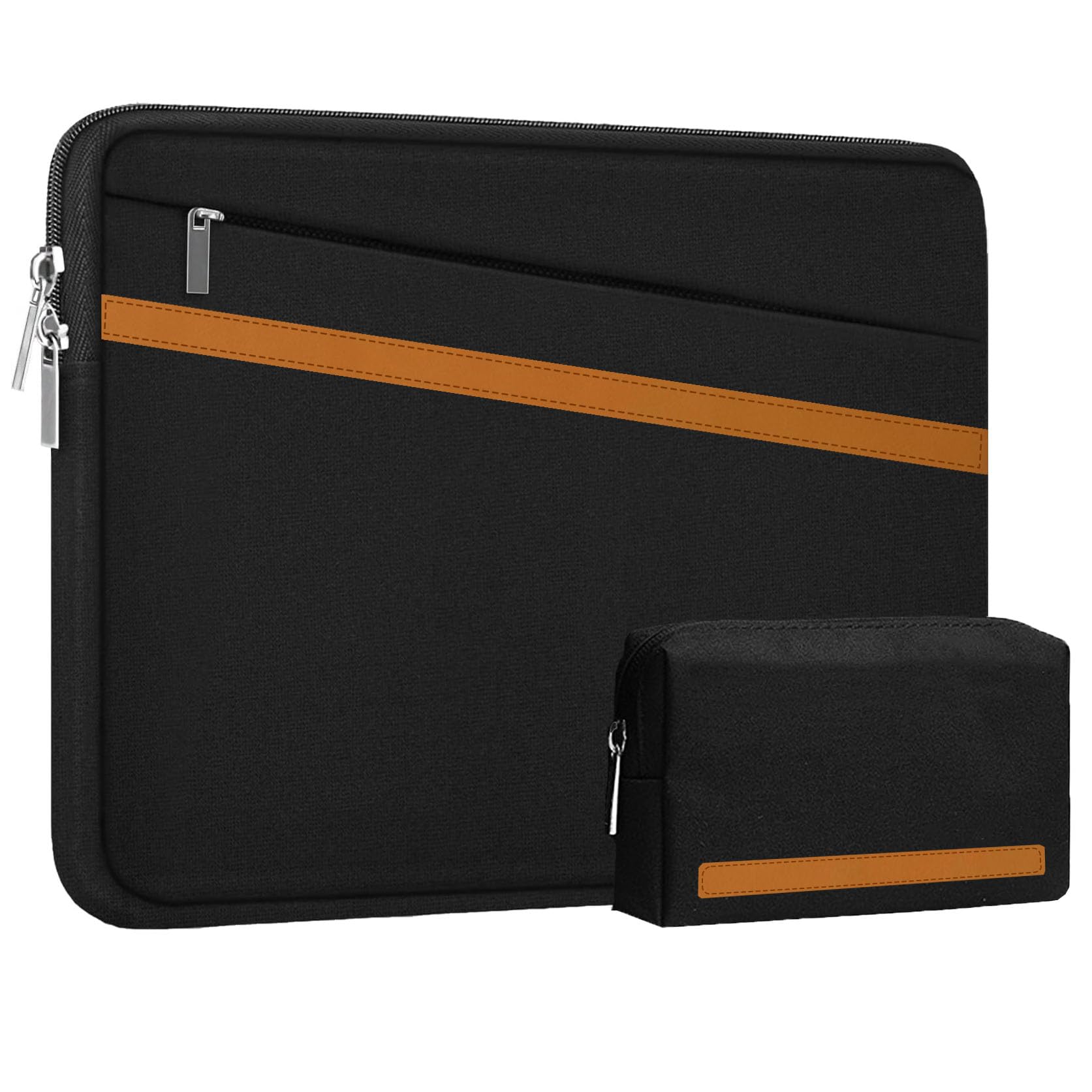 GAIVAN Laptop Sleeve Case with Charger Pouch | Water-Resistant Portable Notebook Carrying Bag | Compact Laptop Case Sleeve | Well Padded Design. (13.3" - Black) (B0CYFRVR27) Amazon Price History, Amazon Price Tracker