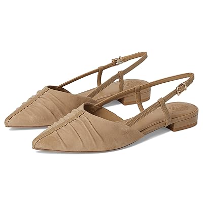Vince Camuto Agnes Bunched Toe Slingback Flat Mules Women