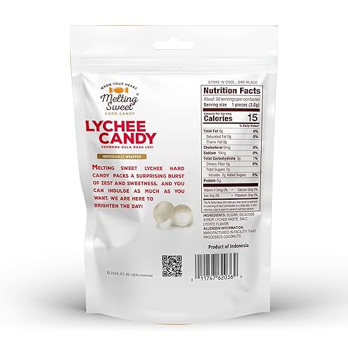 Miniatura 3 de Melting Sweet Caramelos duros envueltos individualmente (coco, 4.4 onzas, paquete de 1)