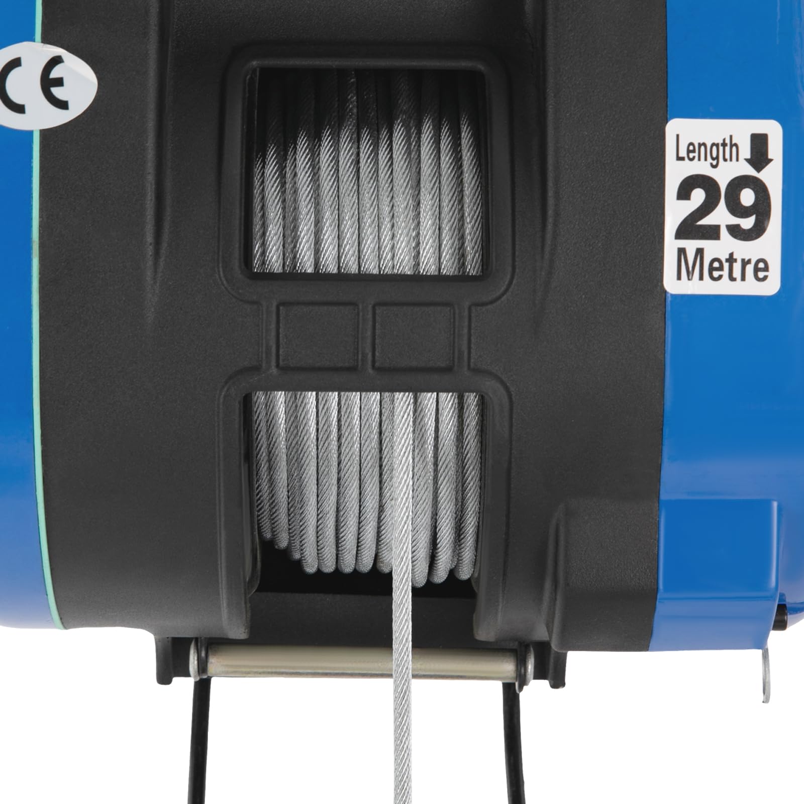 Paranco elettrico 220V, argano elettrico con telecomando senza fili, capacità di carico 250 kg, verricello elettrico con cavo in acciaio da 30 m per colonne singole, pilastri e gru