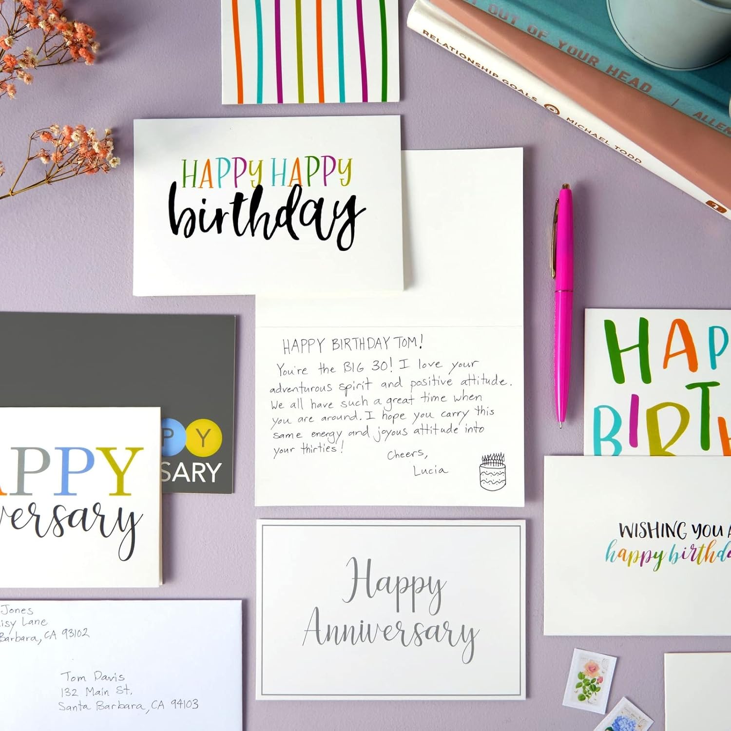 Best Paper Greetings Birthday & Anniversary Cards Assortment Box - Bulk Assortment w/Envelopes - Birthday Cards - Happy Anniversary Greetings - 4 x 6 in, Pack of 120, 12 Designs