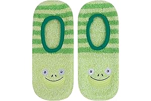 Charming Froggy Feet: Fuzzy Animal Socks for Ladies