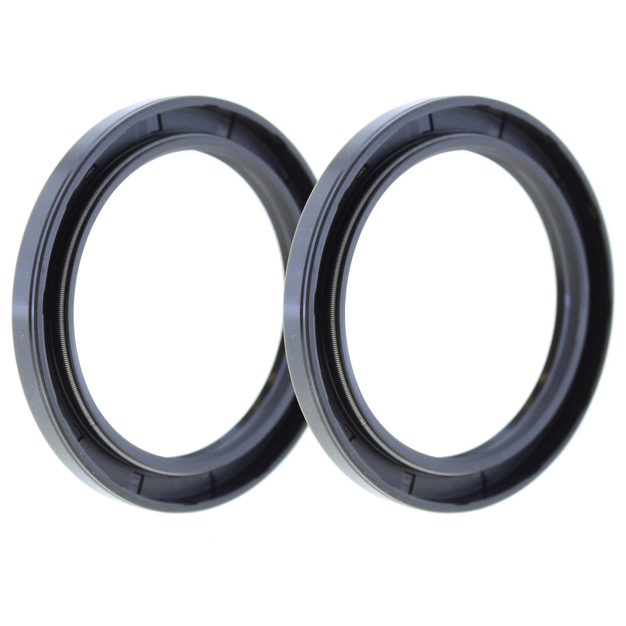Rotary Shaft TC Oil Seal 60x80x8 NBR Double Lip with Garter Spring [Set of 2]
