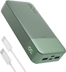JUOVI Laptop Power Bank 20000mAh 90W USB C Portable Charger Fast Charging 4-Port(2C+2A) External Battery Pack for MacBook Laptop Tablet Phone Galaxy Steam Deck, Perfect for Travel & Business