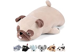 Comforting Weighted Pug Stuffed Animal: Ideal for Calming and Snuggling