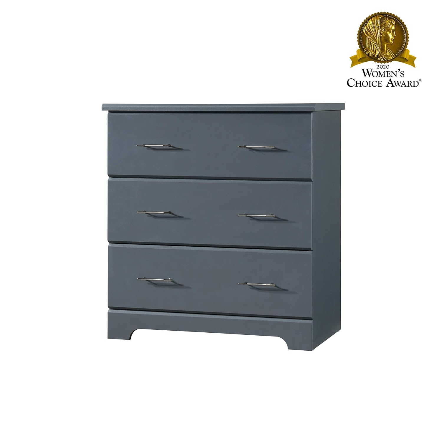 Storkcraft Brookside 3 Drawer Chest, Kids Bedroom Dresser with 3 Drawers, Wood and Composite Construction, Ideal for Nursery Toddlers Room Kids Room, Gray : Everything Else