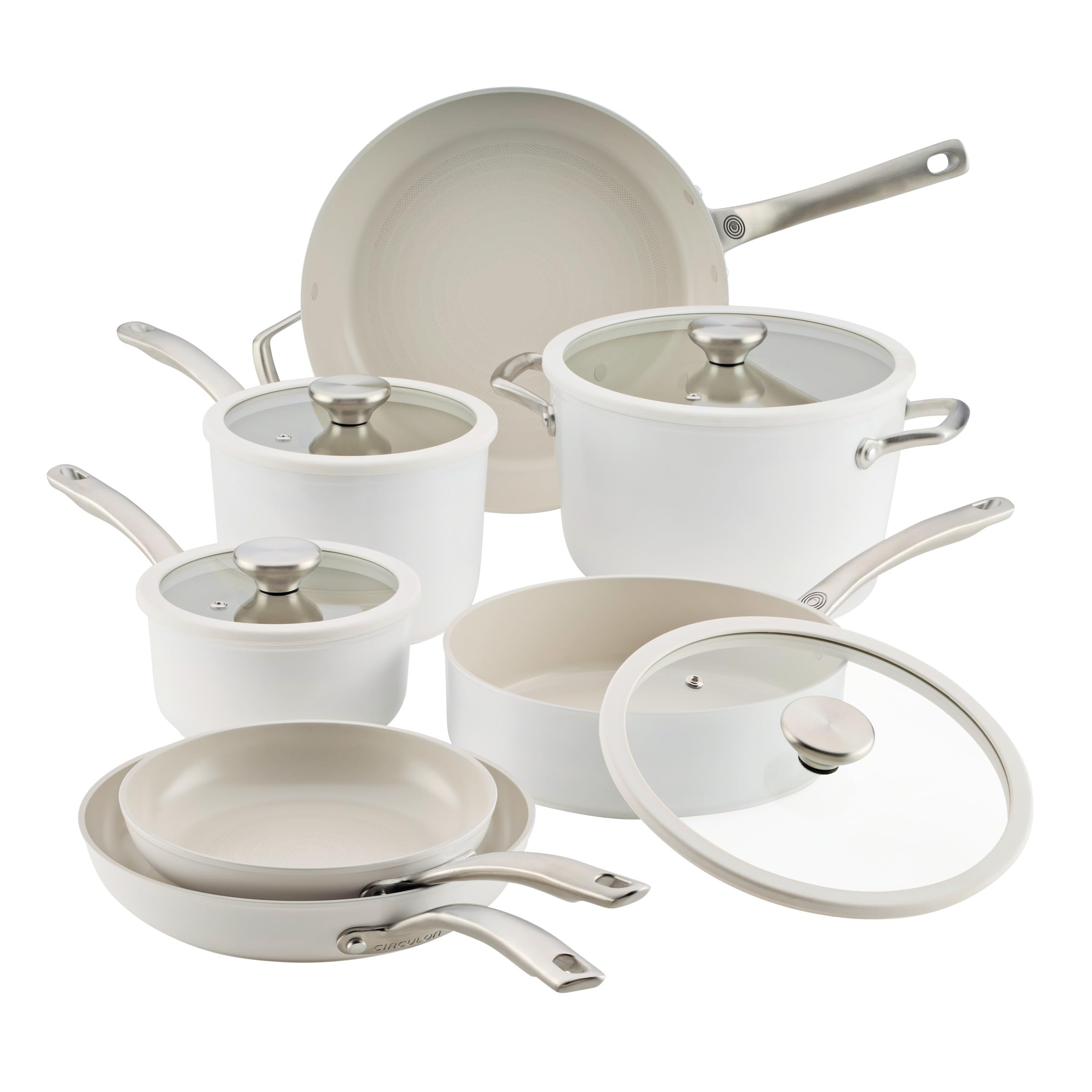 Circulon Halo with LaserDefense Ceramic Nonstick Pots and Pans