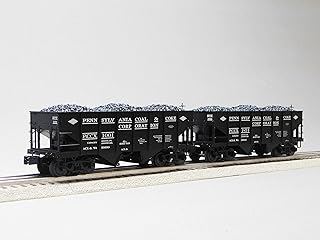 Lionel Pennsylvania Coal & Coke 2 Bay Hopper 2 Pack #1001 & #1854 O Gauge