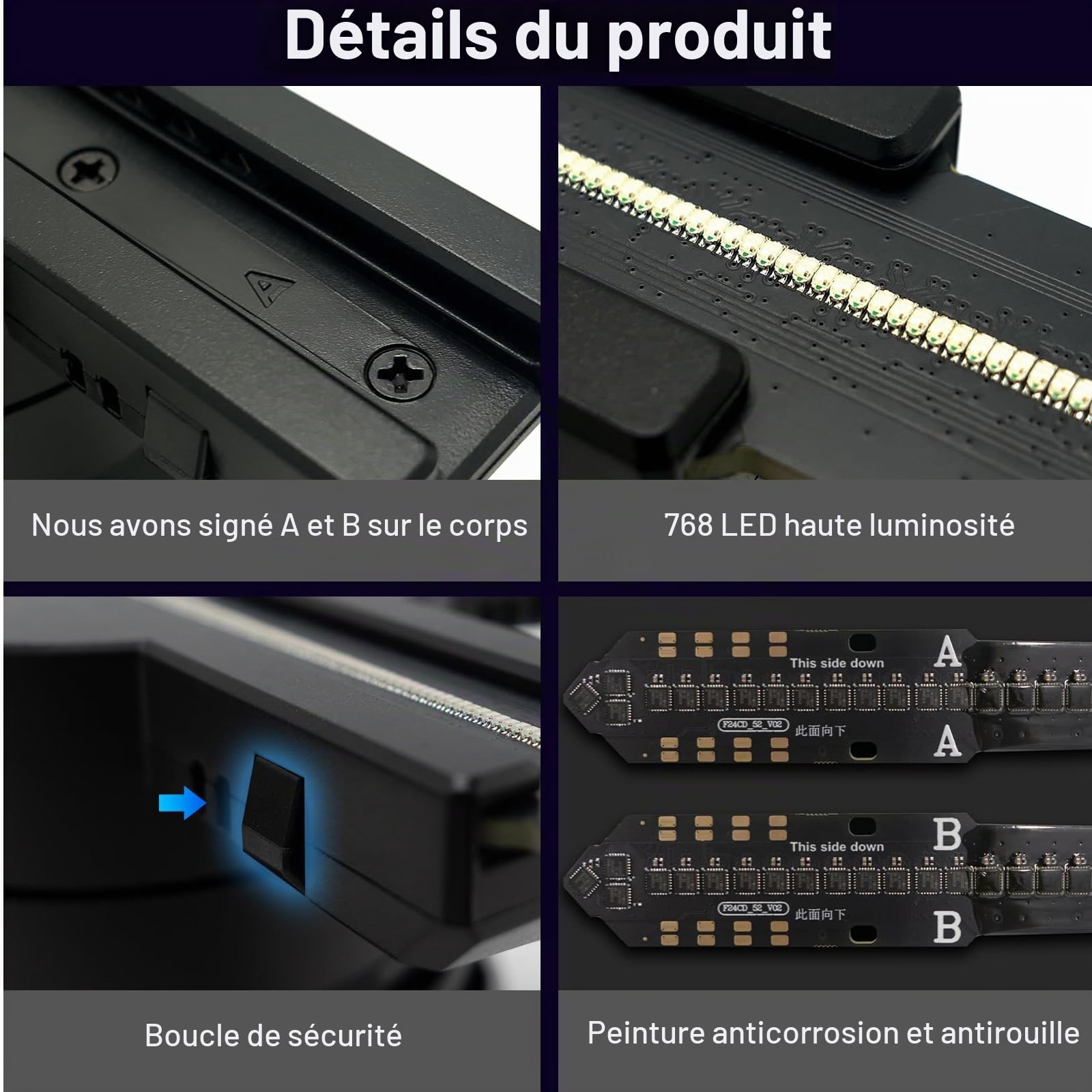 Hologramme 3D de 80cm avec Wi-Fi et Bluetooth, Projecteur Hologramme 3D avec 928 LEDs, 2500 cd/m² et 1500 Vidéos 3D Gratuites, Projecteur Holographique 3D pour Expositions, Magasins, Centres Commercia